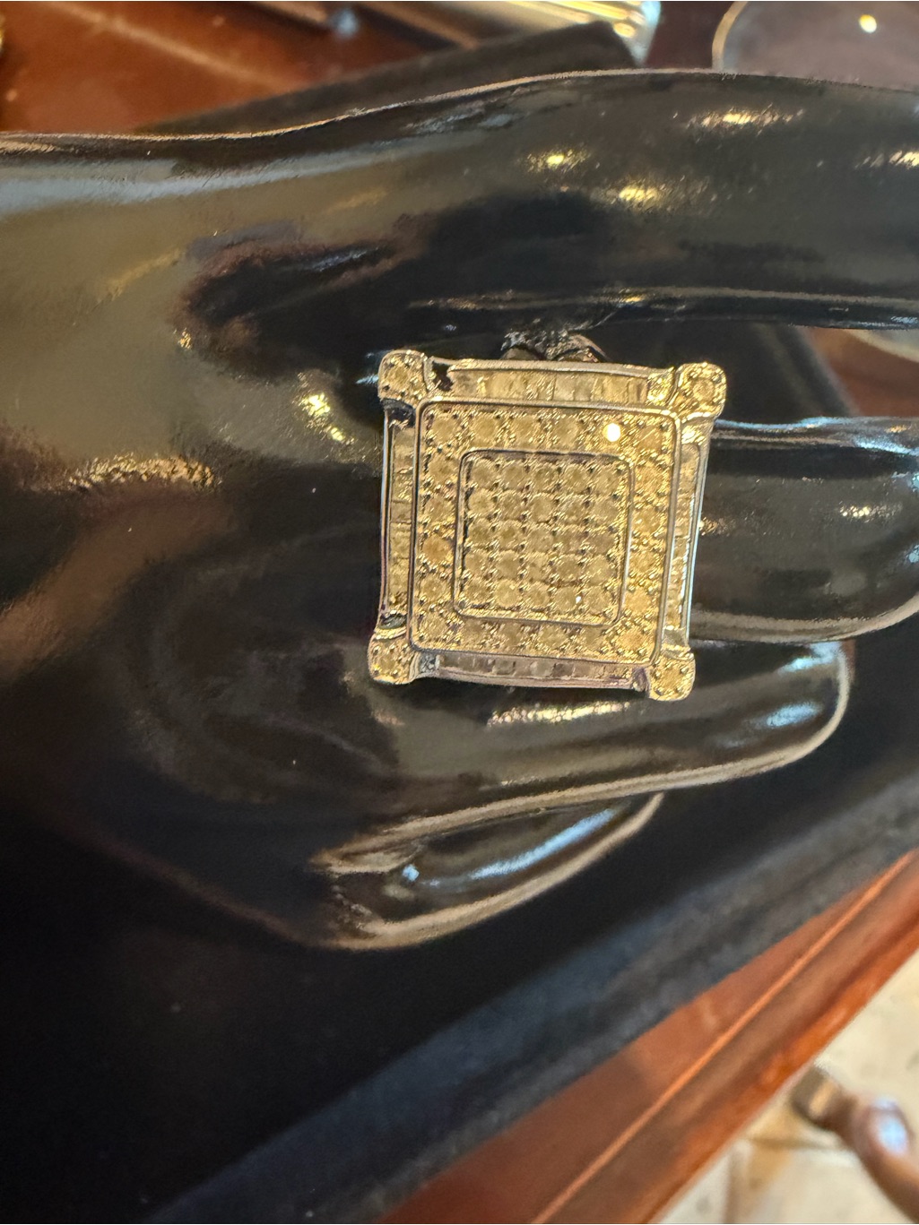 1ctw Square Pave Statement Ring